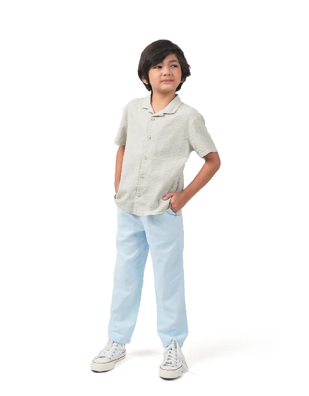 BOYS LINEN DRAWSTRING PANTS