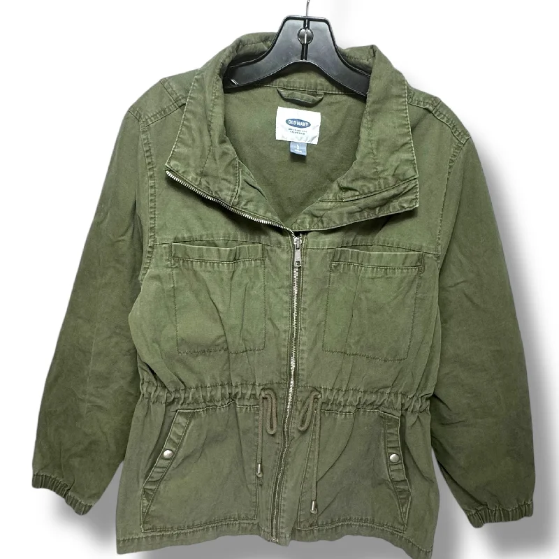 Jacket Utility By Old Navy In Green, Size: L