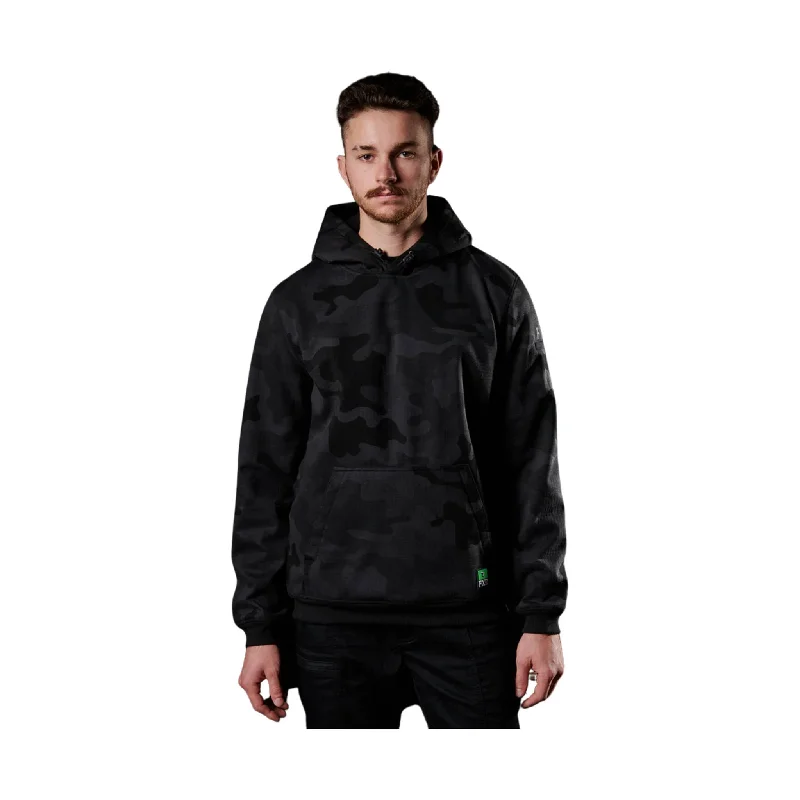 FXD Men's WF-1 Work Fleece Hoodie - Black Camo