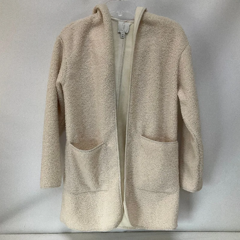 Jacket Faux Fur & Sherpa By Joie In Cream, Size: S