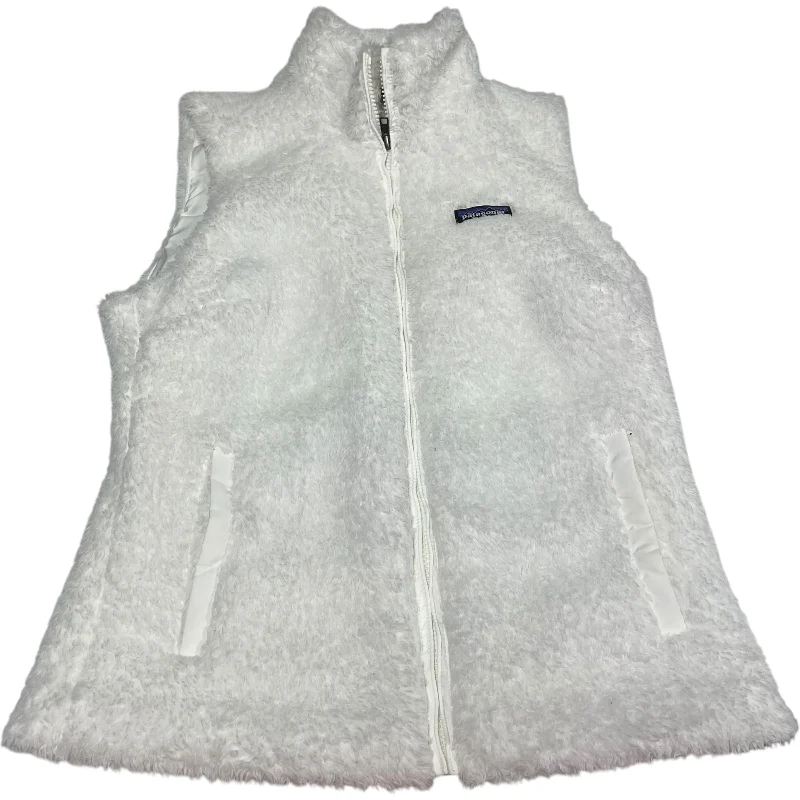 Vest Faux Fur & Sherpa By Patagonia In White, Size: L