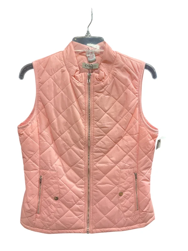 Vest Puffer & Quilted By Clothes Mentor In Pink, Size: S