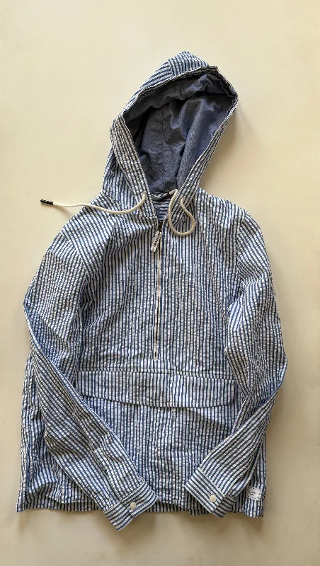 Jacket Moto By L.l. Bean In Striped Pattern, Size: Xs