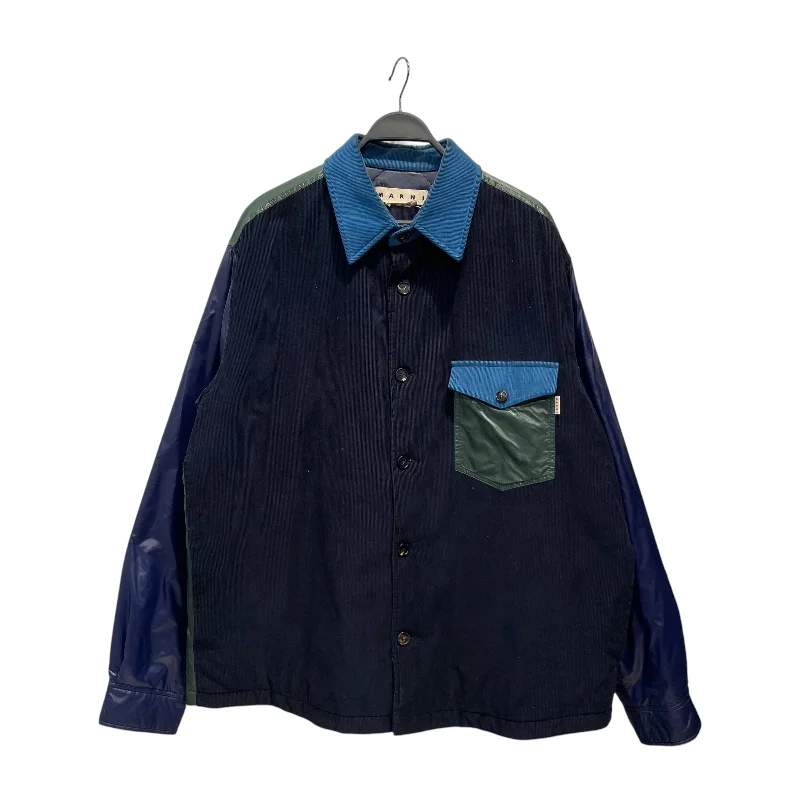 MARNI/Jacket/56/Cotton/NVY/Shirt Jacket