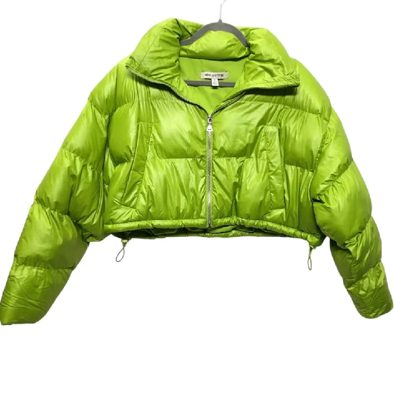 Jacket Puffer & Quilted By Urban Outfitters In Green, Size:S