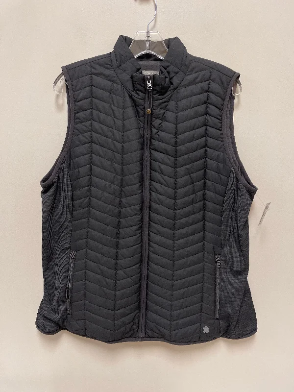 Vest Puffer & Quilted By Talbots In Grey, Size: Xl