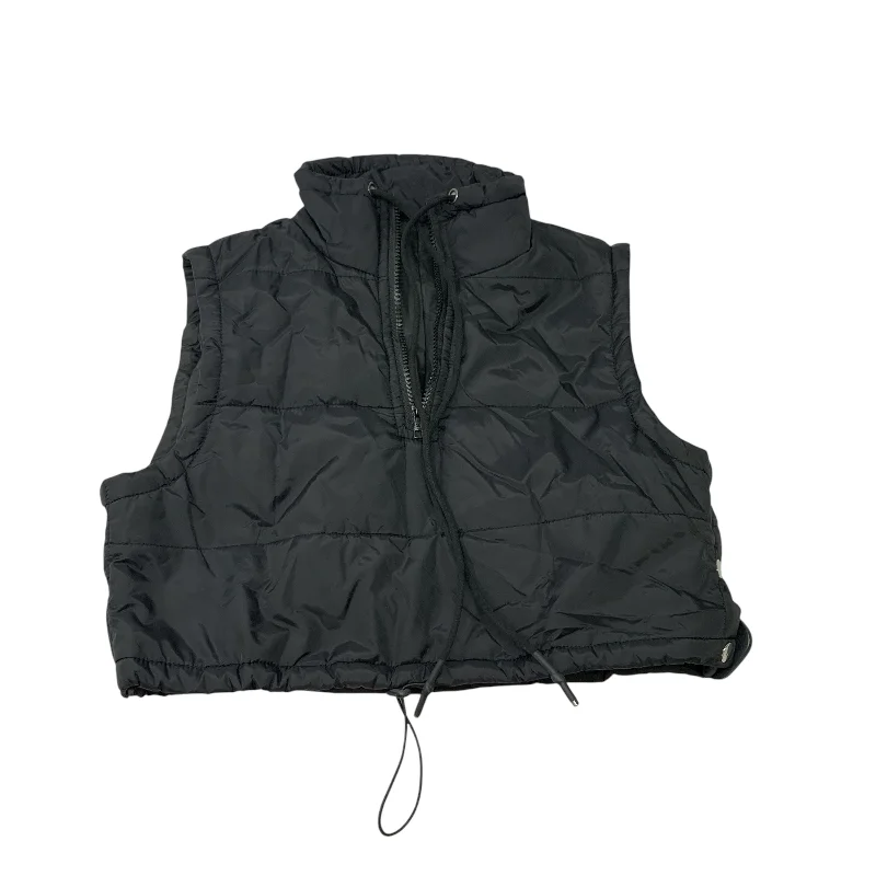 Vest Puffer & Quilted By Clothes Mentor In Black, Size: L