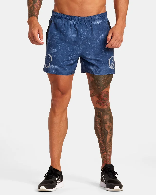 Yogger 15" Running Shorts - Indigo Tie Dye