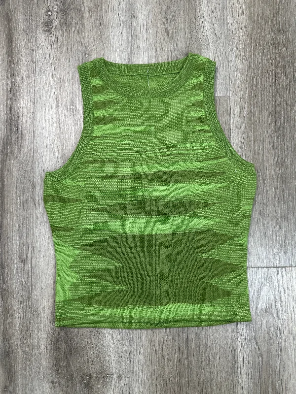 Vest Sweater By Walmart In Green, Size: S