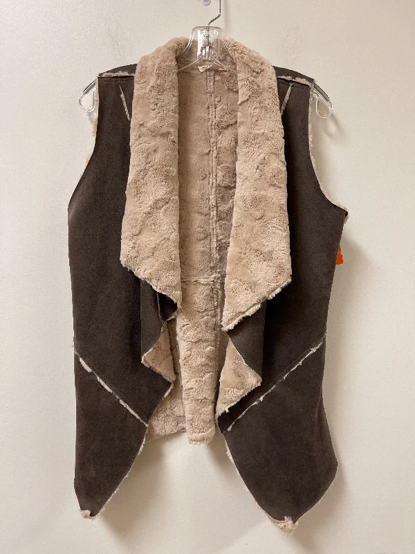 Vest Other By Double Zero In Brown, Size: L