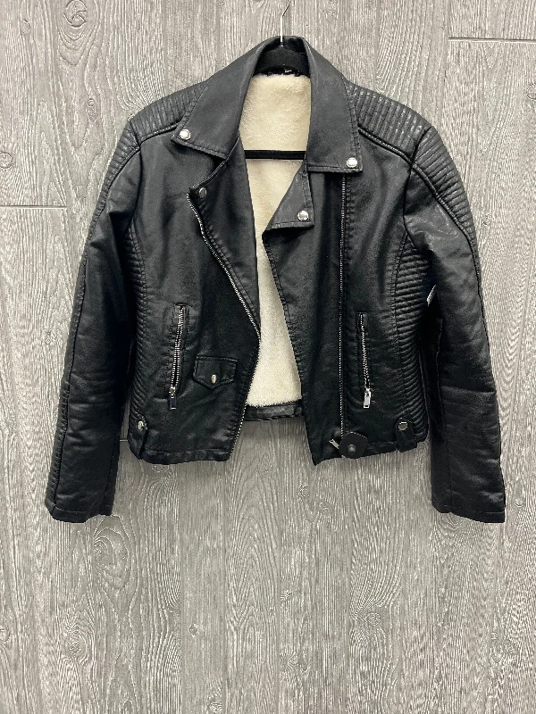 Jacket Moto By Fashion Nova In Black, Size: Xl