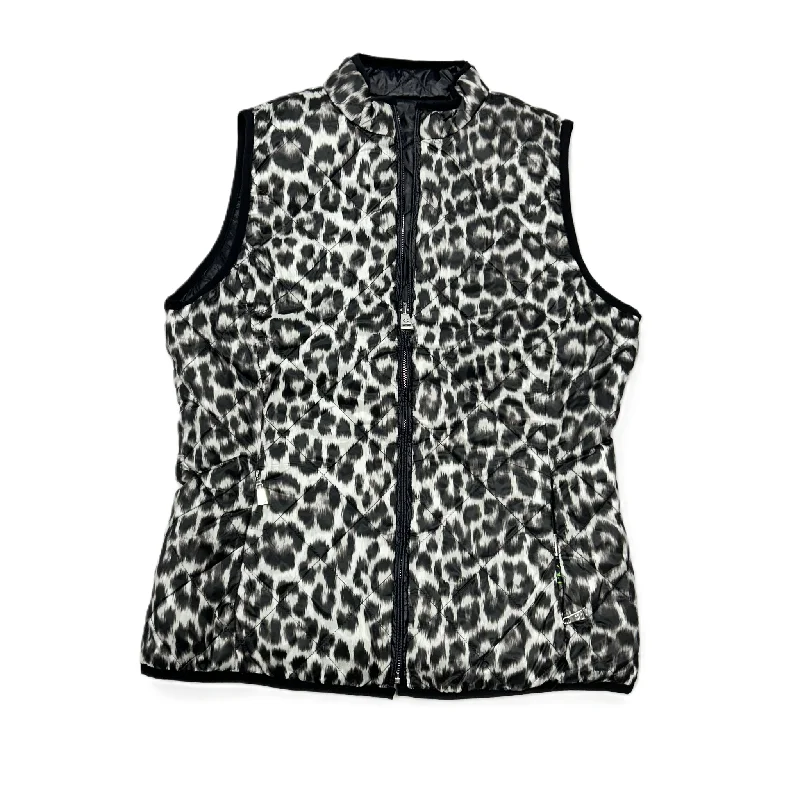 Vest Puffer & Quilted By C Wonder In Leopard Print, Size: S