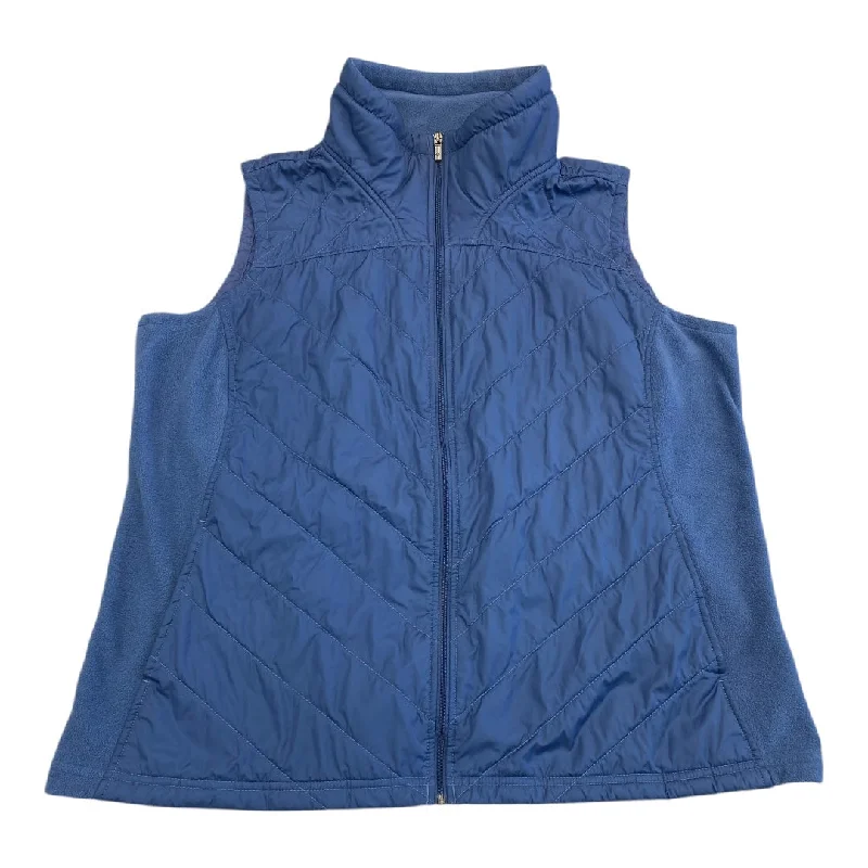 Vest Puffer & Quilted By Columbia In Blue, Size: 2x