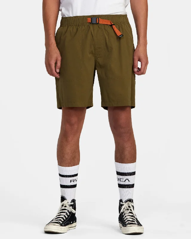 Civic Hybrid 18" Boardshorts - Tobacco