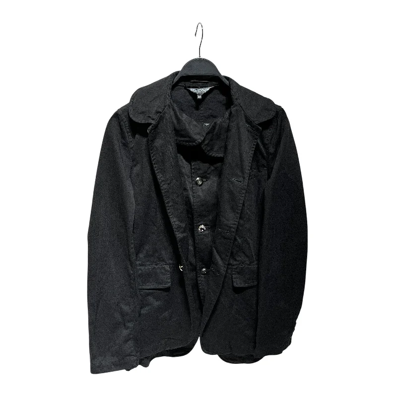 COMME des GARCONS/Jacket/M/Cotton/BLK/layered