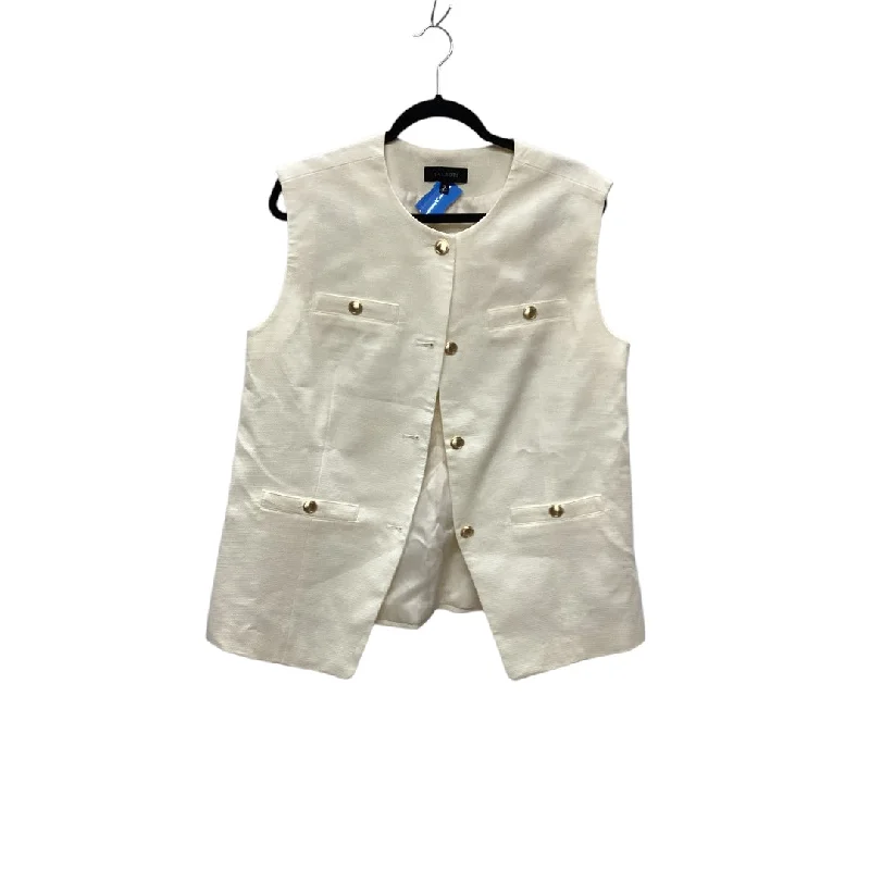 Vest Other By Talbots In Cream, Size: L