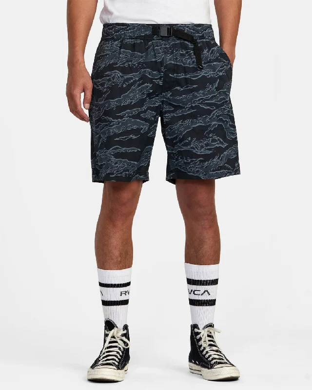 Civic Hybrid 18" Boardshorts - Black Camo