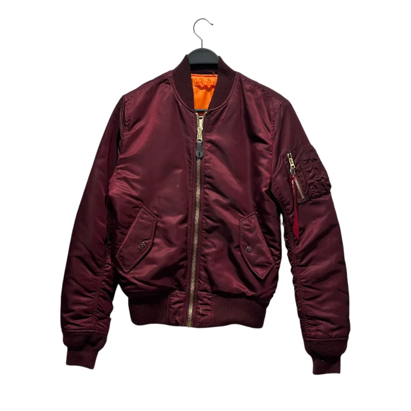 ALPHA INDUSTRIES/Jacket/S/Polyester/BRD/BOMBER JKT