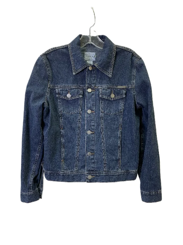 Jacket Denim By Calvin Klein In Blue, Size: S