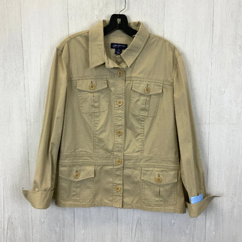 Jacket Utility By Jones New York In Beige, Size: Xl